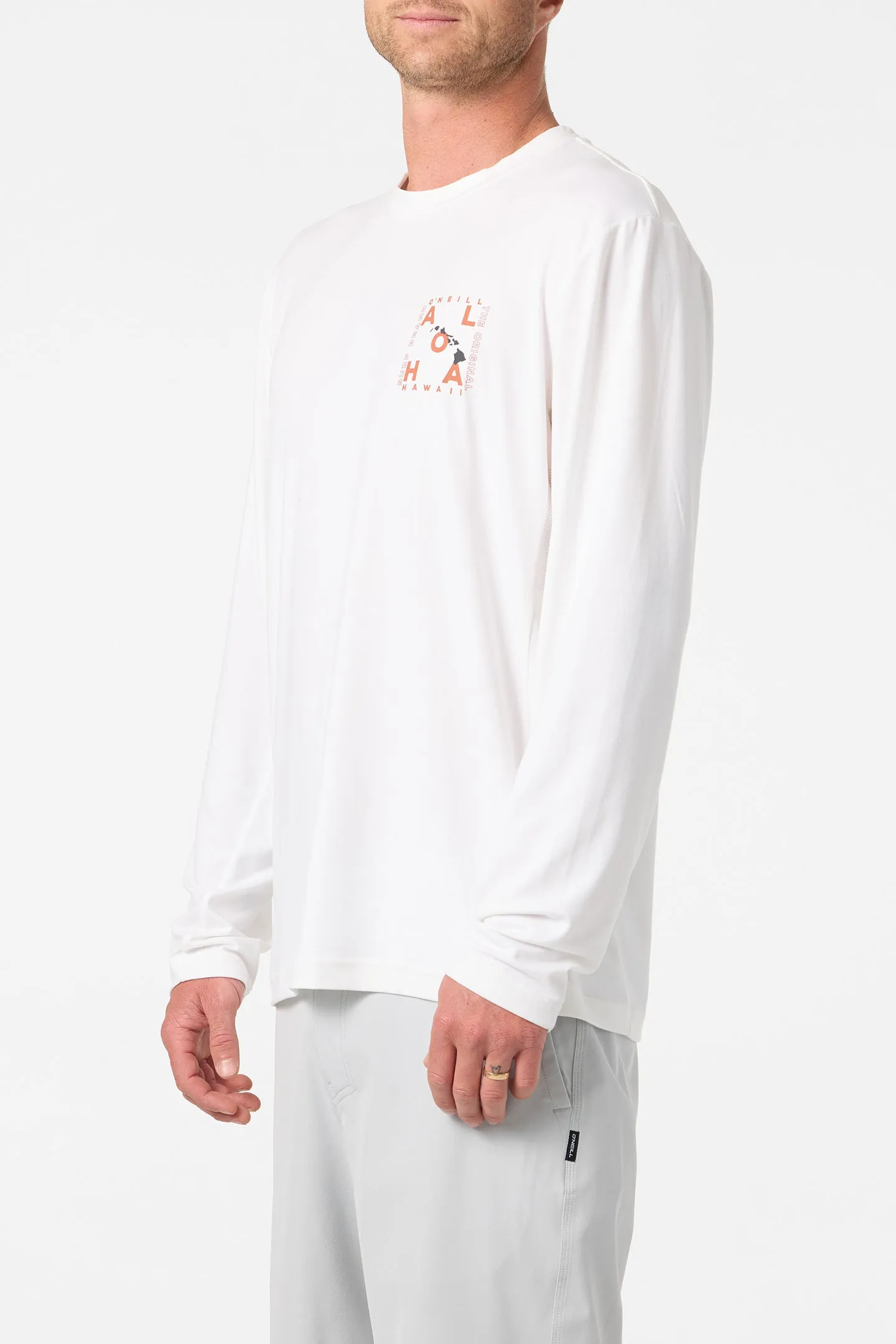 Hawaii Layout UPF Long Sleeve Standard Fit Tee sold by O'Neill product image thumbnail 3