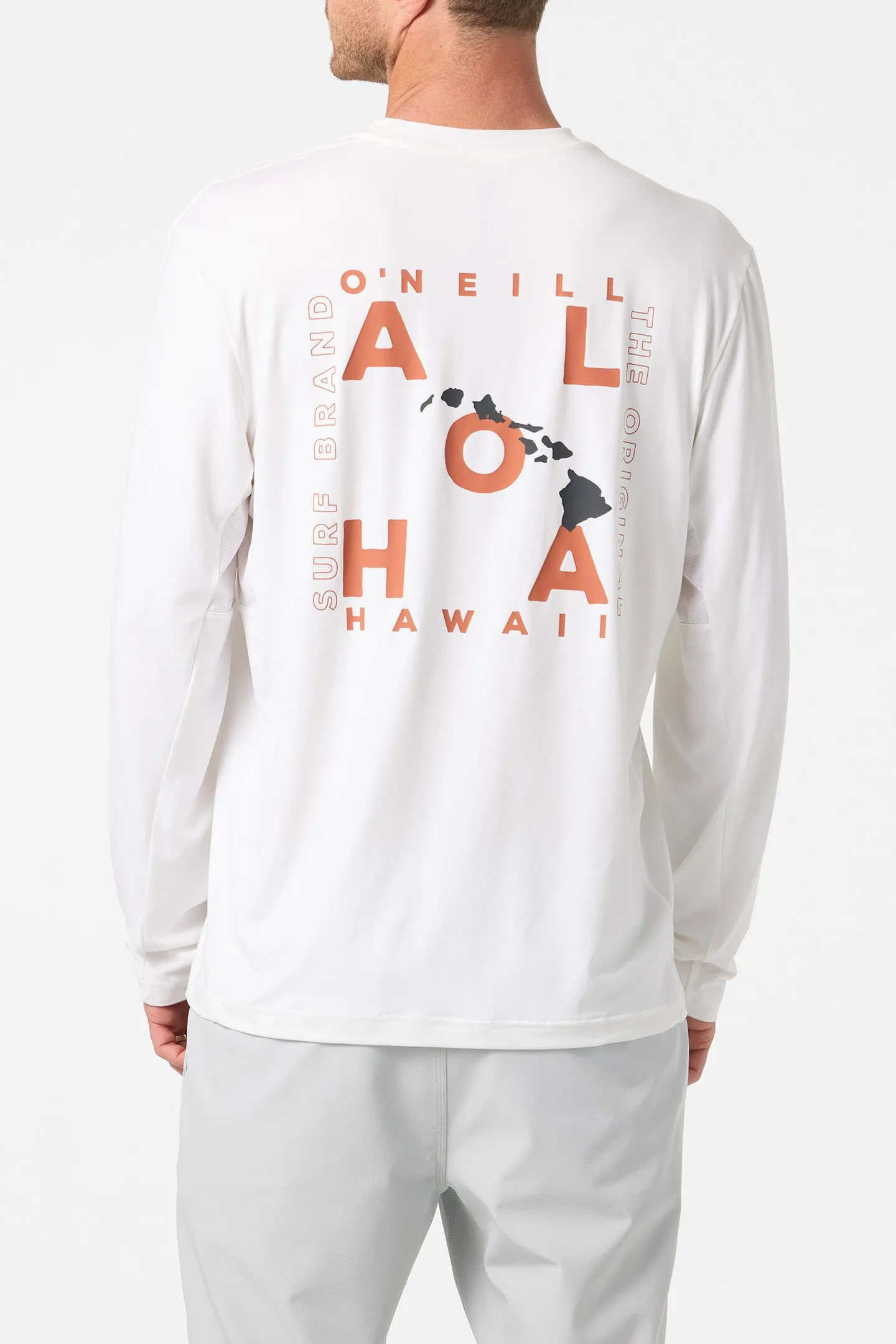 Hawaii Layout UPF Long Sleeve Standard Fit Tee sold by O'Neill product image thumbnail 5