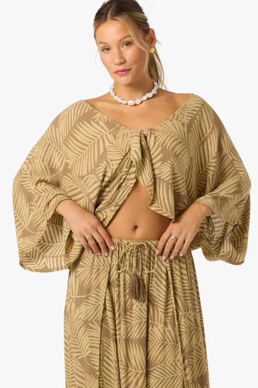 Anna Printed Reversible Cover-Up Top made by O'Neill