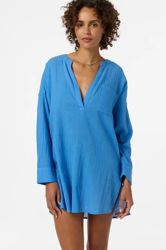 Belizin Long Sleeve Cover-Up Dress made by O'Neill