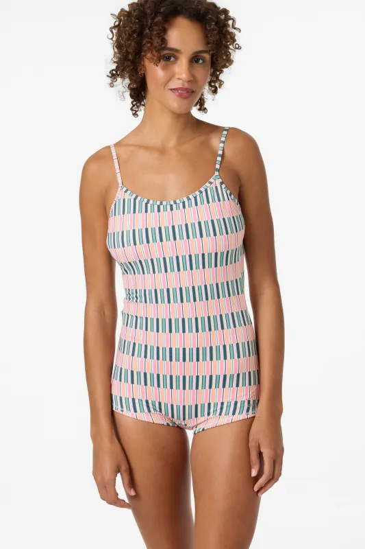 Performance Shadow Bay Printed One-Piece made by O'Neill