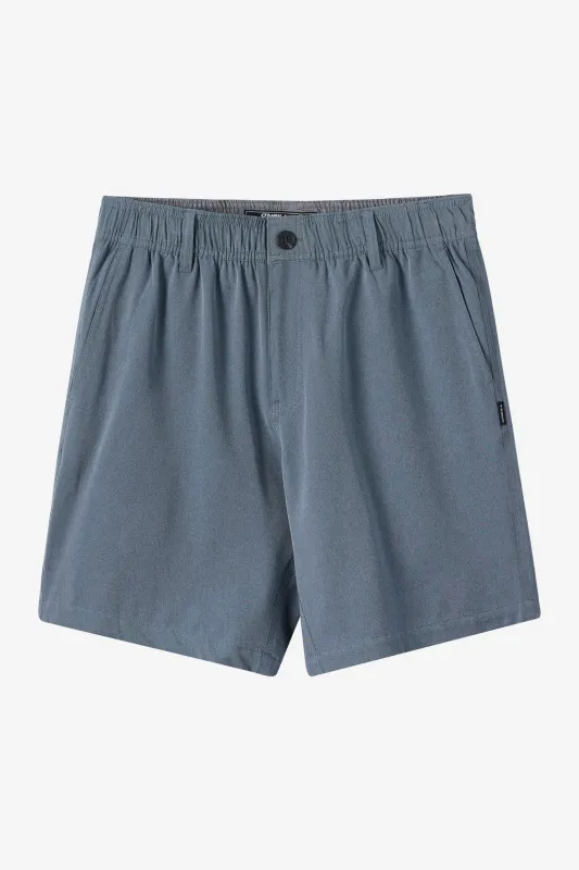 Reserve Light Check Elastic Waist 18" Hybrid Shorts made by O'Neill