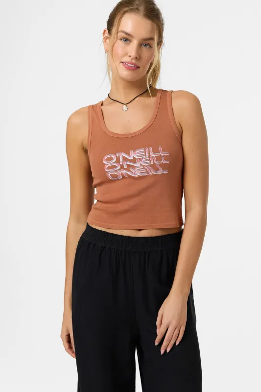 Tripples Scoop Neck Tank made by O'Neill