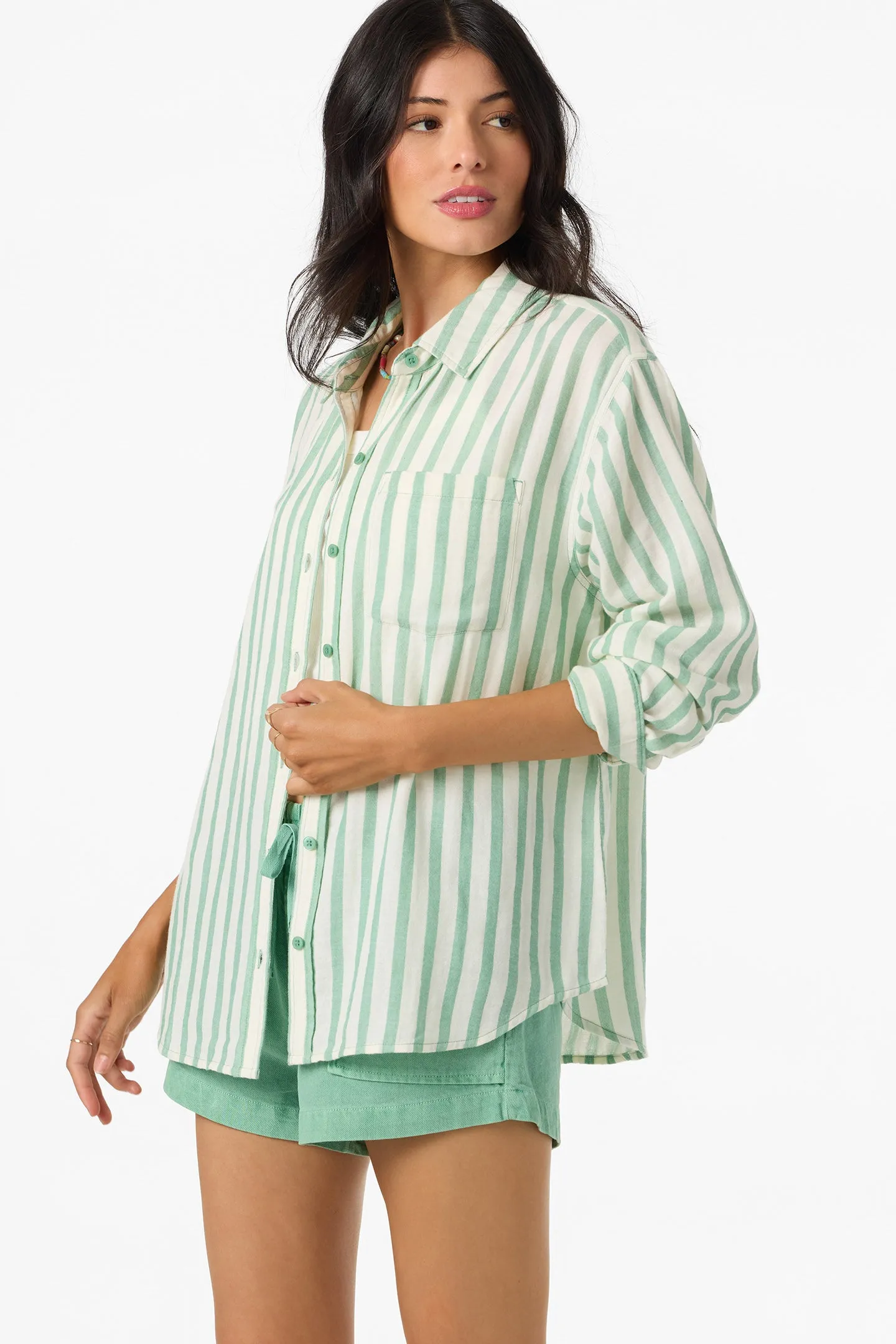 Leni Stripe Relaxed Long Sleeve Top sold by O'Neill product image thumbnail 5