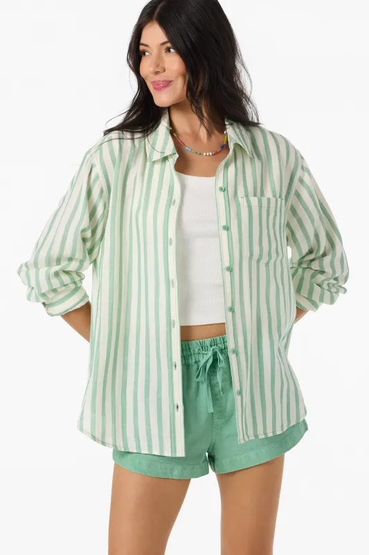 Leni Stripe Relaxed Long Sleeve Top made by O'Neill