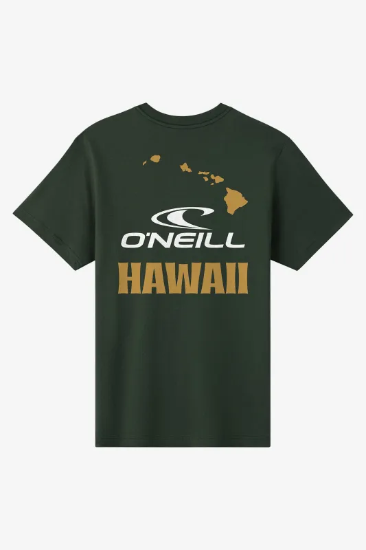 Square Up Hawaii Classic Tee made by O'Neill