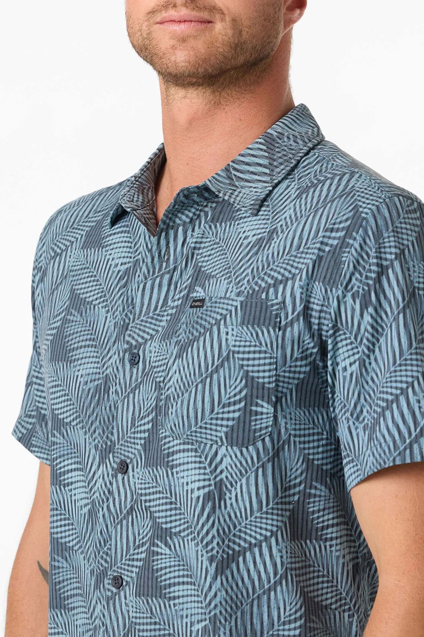 TRVLR Perforated Printed Standard Fit Shirt sold by O'Neill product image thumbnail 4