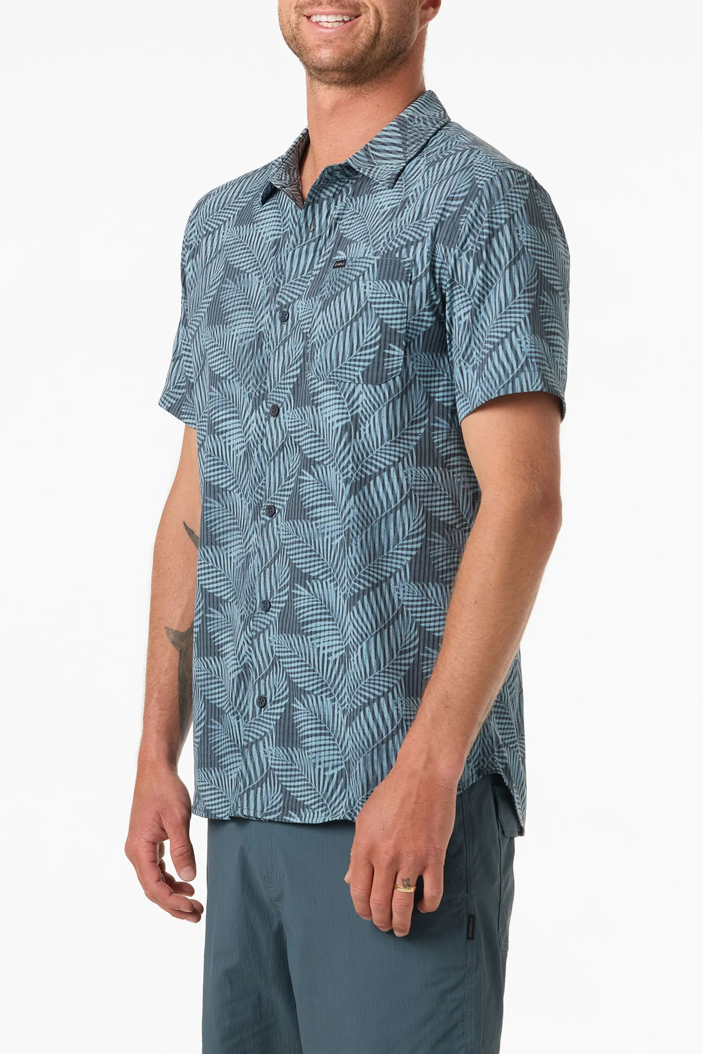 TRVLR Perforated Printed Standard Fit Shirt sold by O'Neill product image thumbnail 3