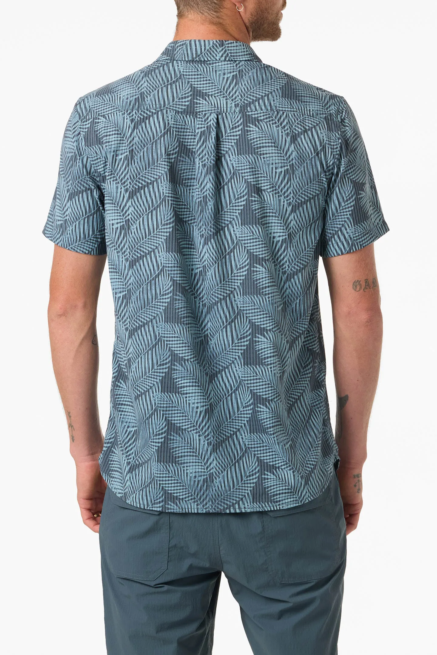 TRVLR Perforated Printed Standard Fit Shirt sold by O'Neill product image thumbnail 5