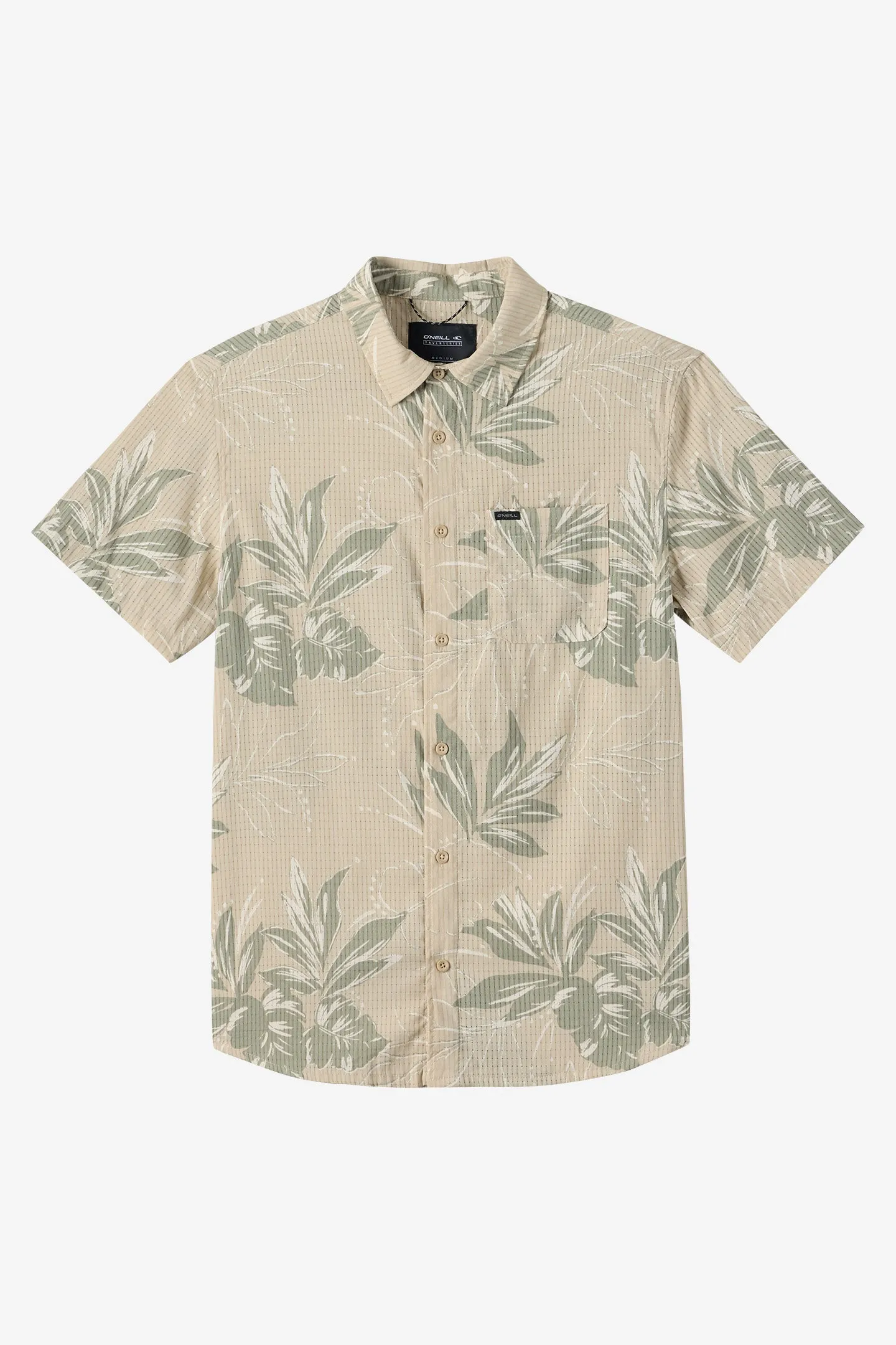 TRVLR Perforated Printed Standard Fit Shirt sold by O'Neill product image thumbnail 2