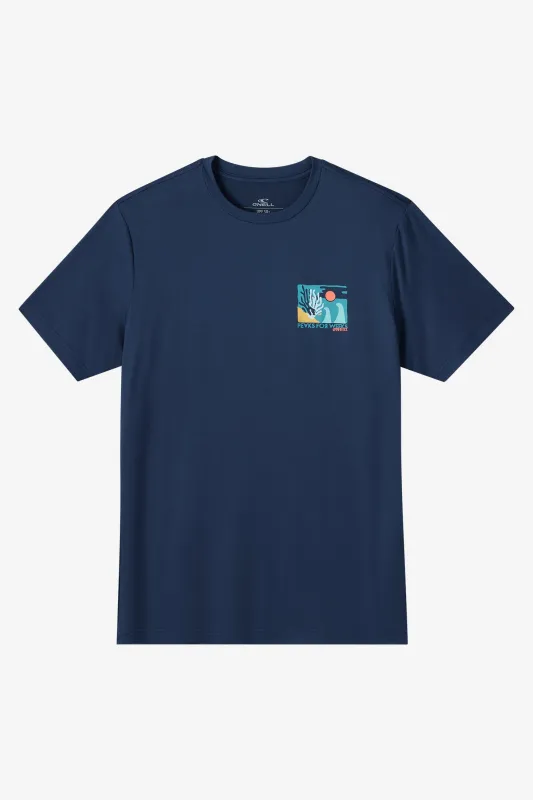 Coral UPF Standard Fit Tee made by O'Neill
