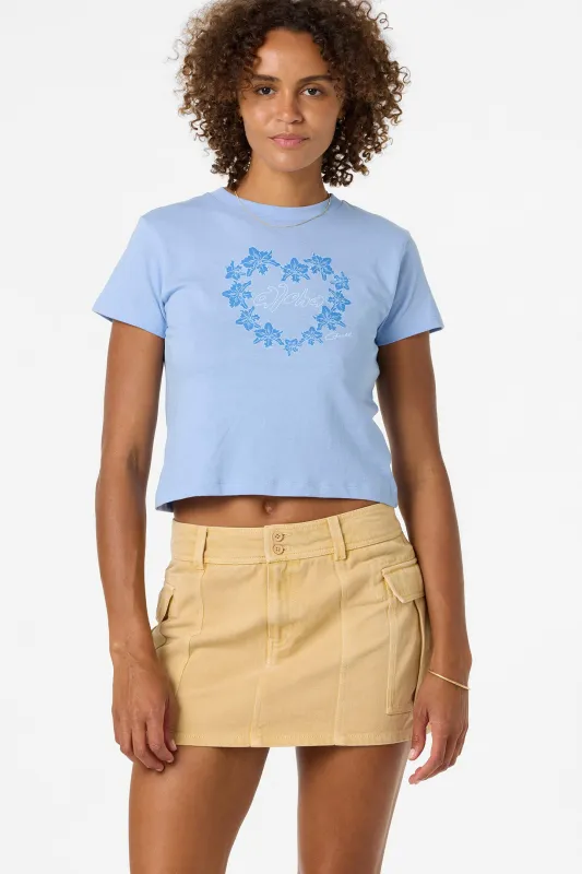 Leah Hawaii Fitted Tee made by O'Neill