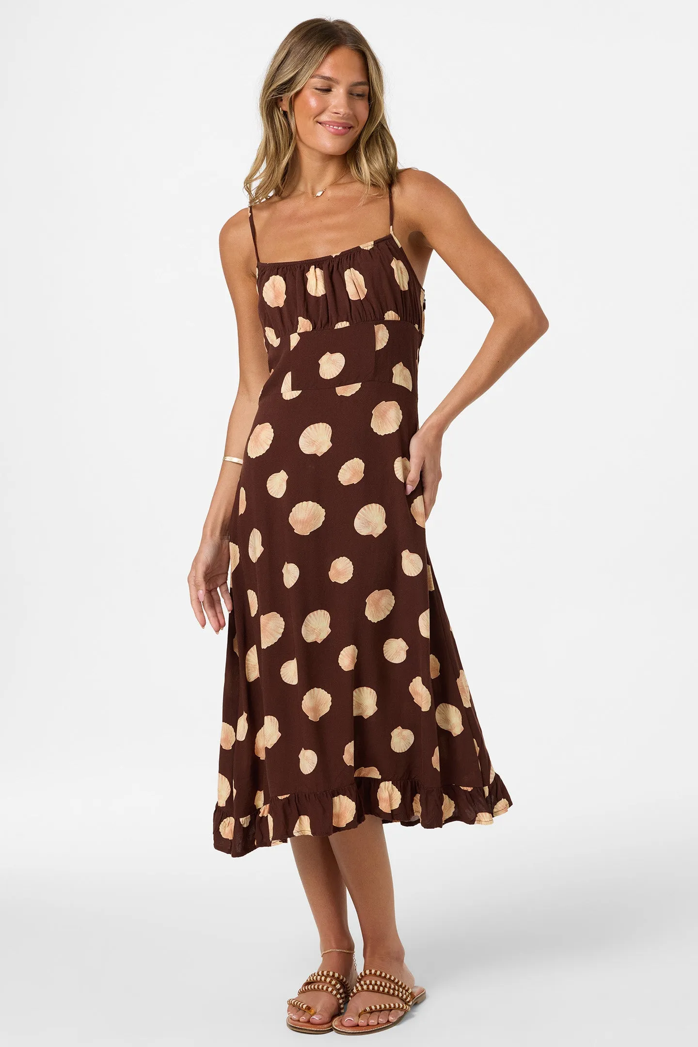 Jorgie Camila Shell Midi Dress sold by O'Neill product image thumbnail 3