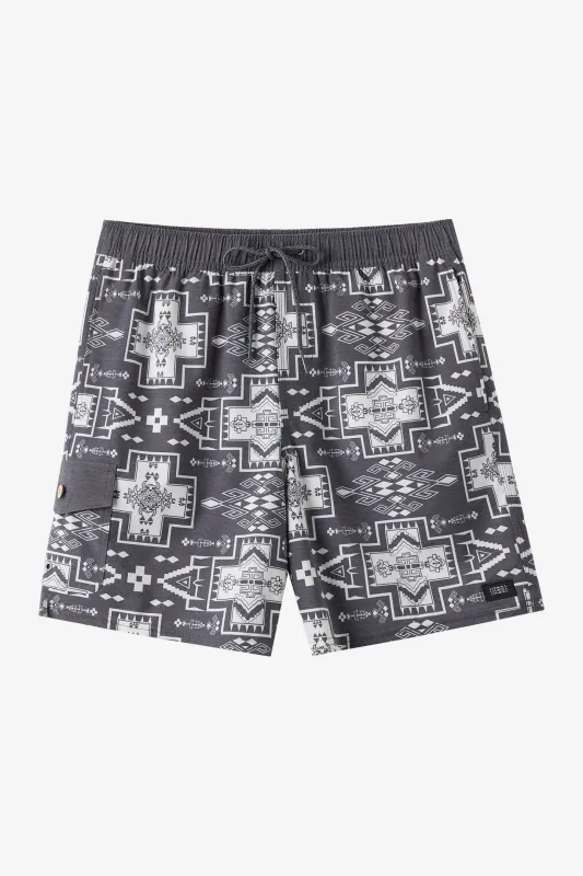 Hermosa Retro 17" Elastic Waist Trunk Swim Trunks made by O'Neill