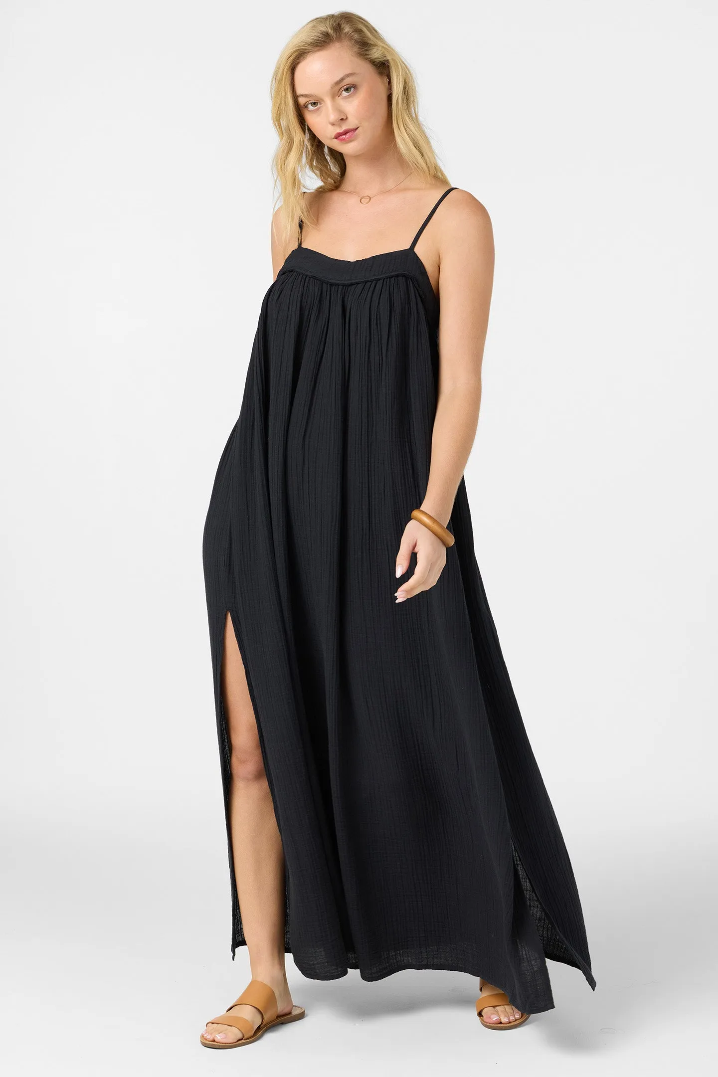 Saltwater Solids Sai Maxi Cover-Up Dress sold by O'Neill product image thumbnail 3