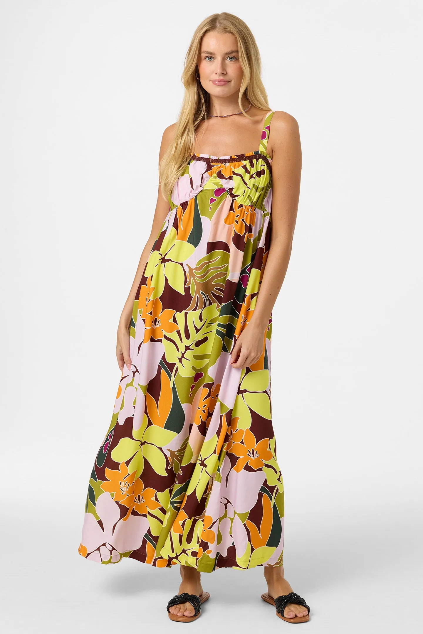 Natasha Tropical Maxi Dress sold by O'Neill