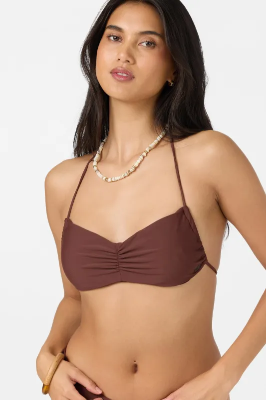 Saltwater Solids Tidal Bralette Bikini Top made by O'Neill