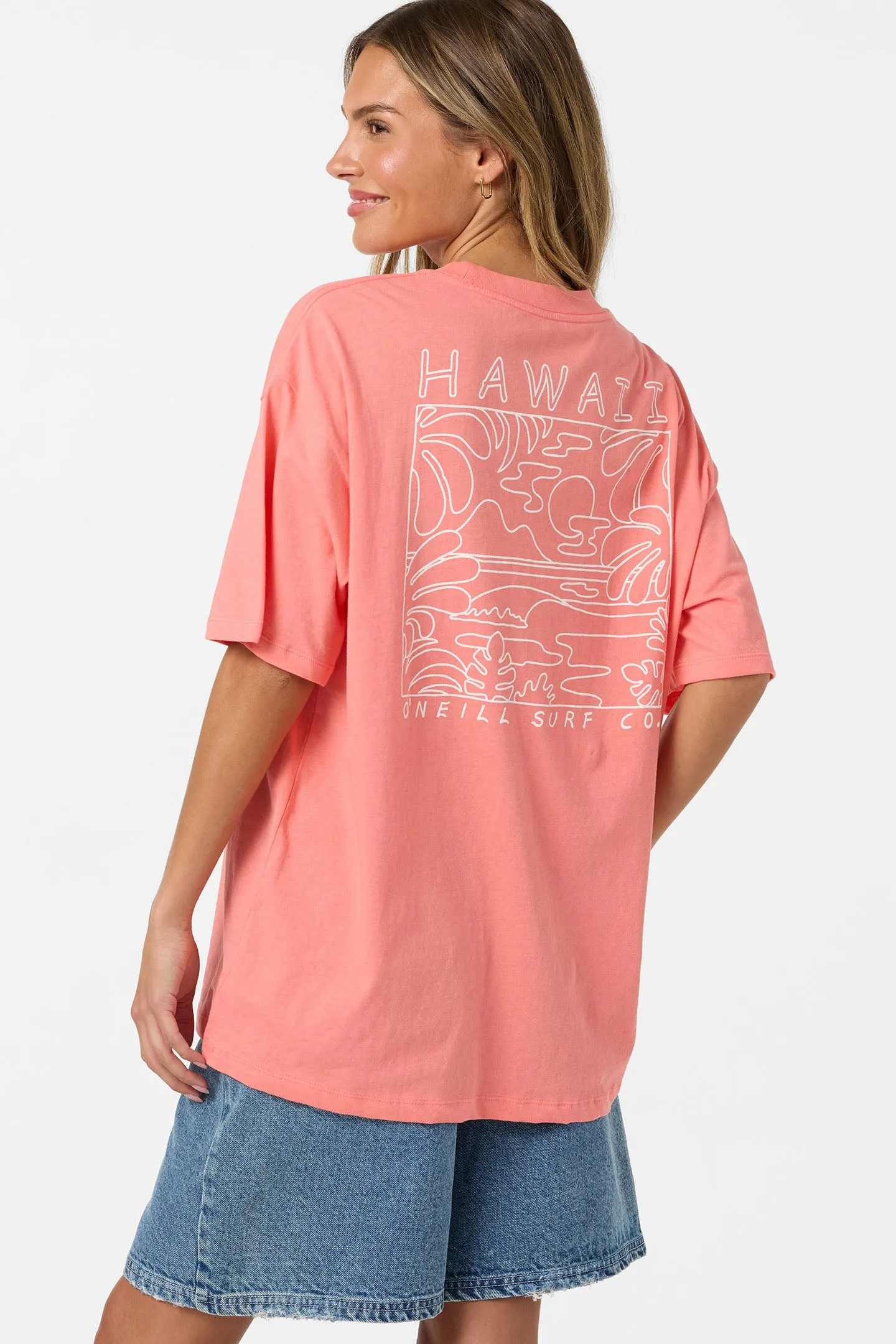 Linear Scape Oversized Tee sold by O'Neill product image thumbnail 2