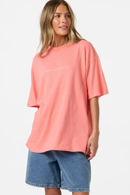 Linear Scape Oversized Tee made by O'Neill