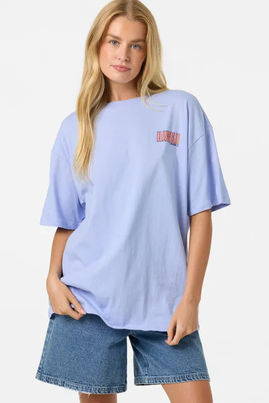 Shaka Hawaii Oversized Tee made by O'Neill