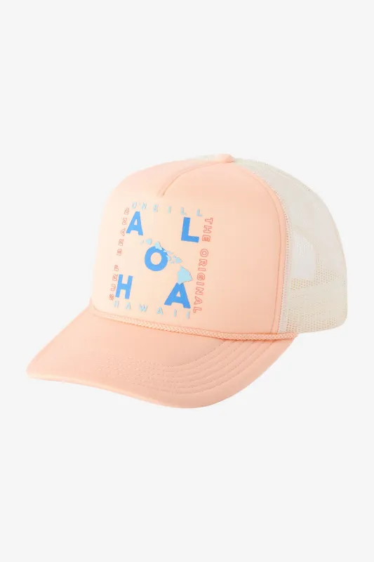 Rivi Hawaii Trucker Hat made by O'Neill