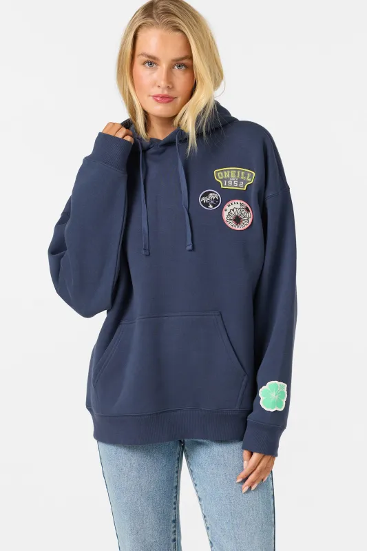Patches Oversized Hoodie made by O'Neill