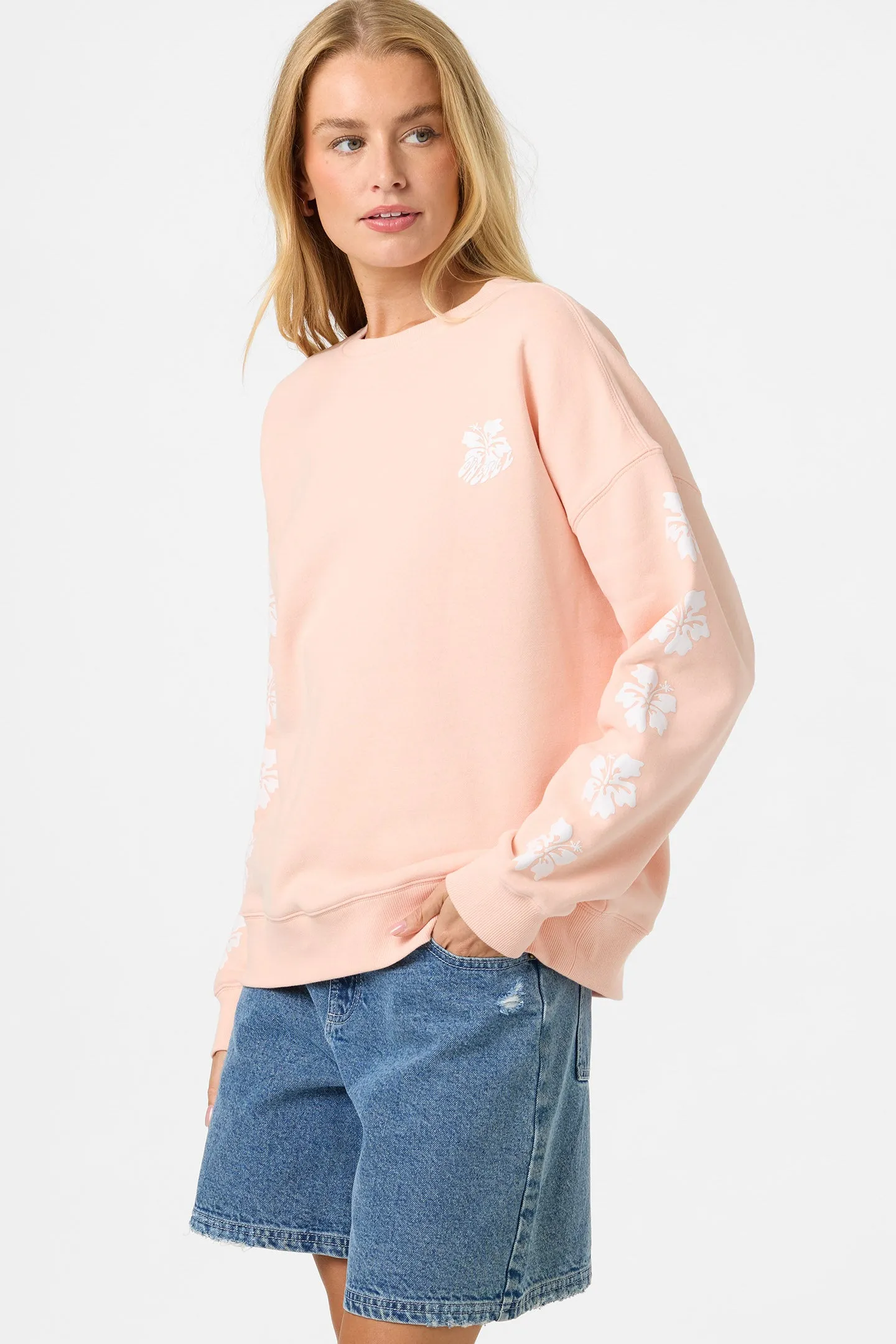 Mini Hibis Oversized Crew Neck Fleece sold by O'Neill product image thumbnail 5