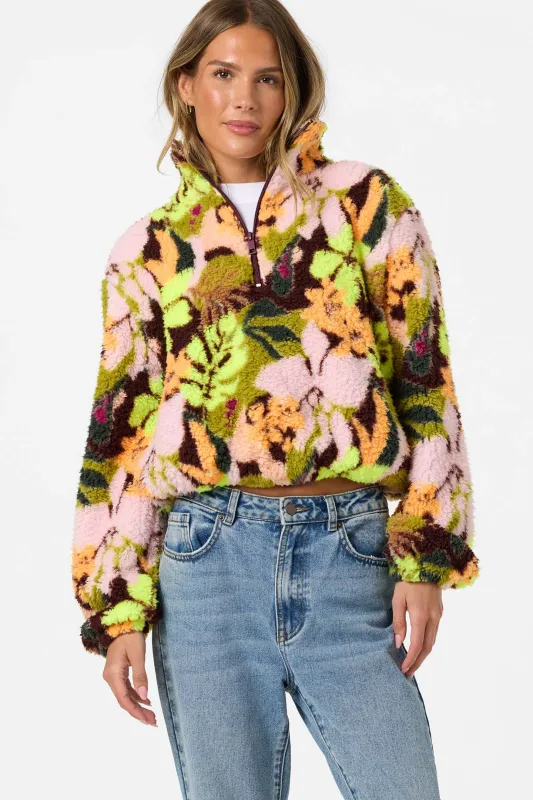 Kacey High Pile 1/2 Zip Jacket made by O'Neill