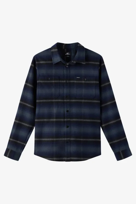 Glacier Yarn Dye Flannel Long Sleeve Shirt made by O'Neill