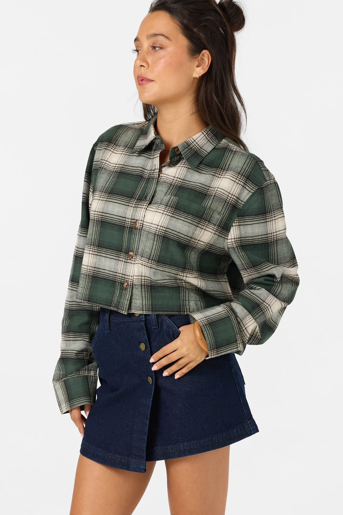 Pippa Sleeve Crop Flannel sold by O'Neill product image thumbnail 5