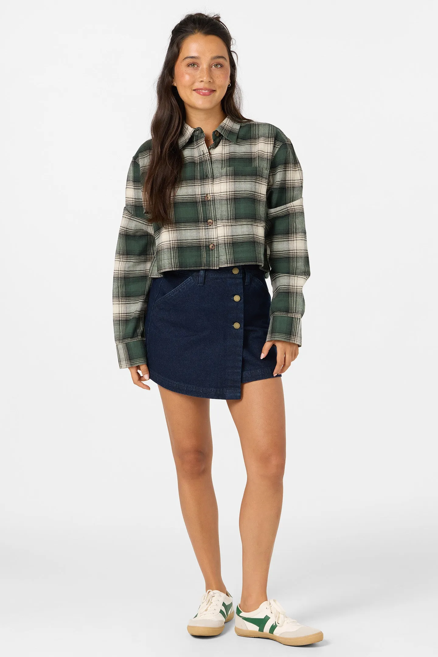 Pippa Sleeve Crop Flannel sold by O'Neill product image thumbnail 3