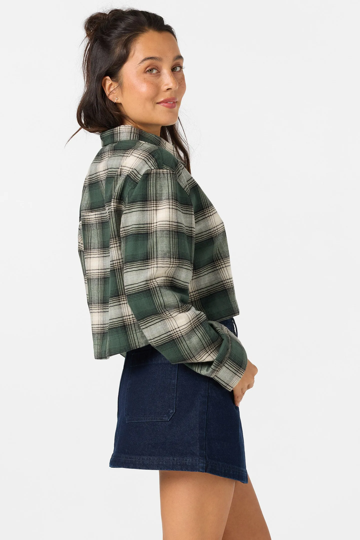 Pippa Sleeve Crop Flannel sold by O'Neill product image thumbnail 2