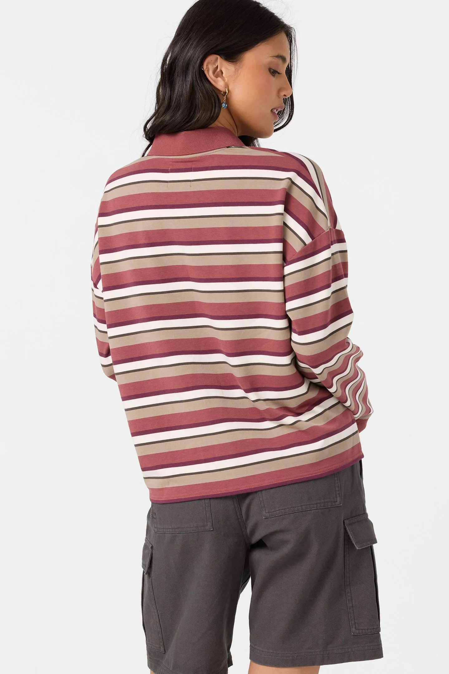 O'Riginals Kyra Long Sleeve Crop Polo Top sold by O'Neill product image thumbnail 2