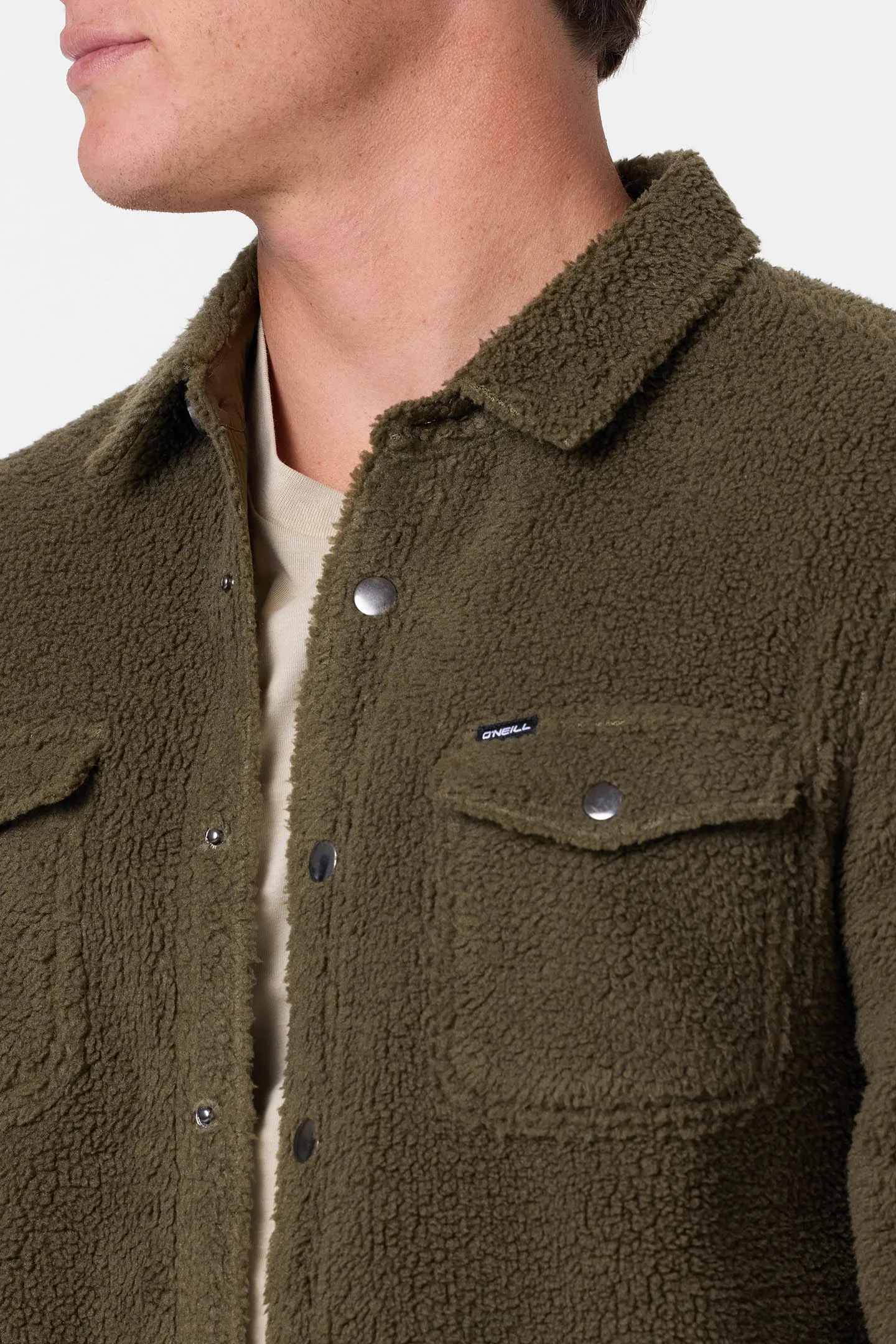Glacier Solid Superfleece Long Sleeve Shirt sold by O'Neill product image thumbnail 4