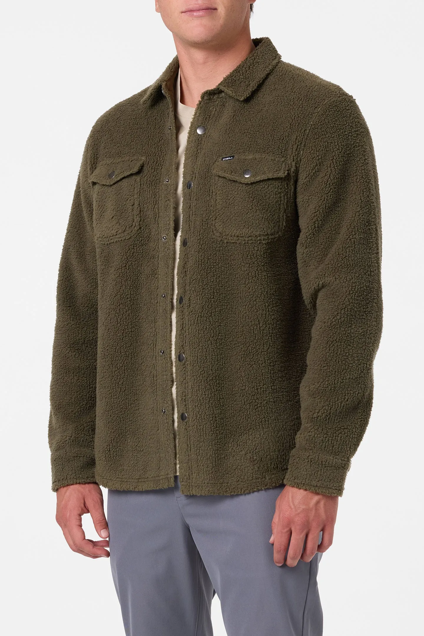 Glacier Solid Superfleece Long Sleeve Shirt sold by O'Neill product image thumbnail 3