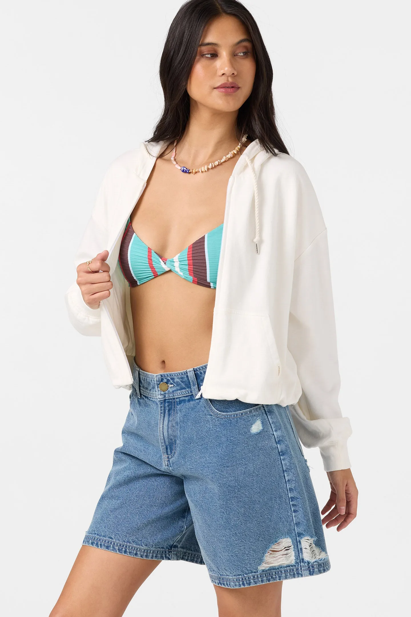 Mae Bubble Zip Fleece Hoodie sold by O'Neill product image thumbnail 5