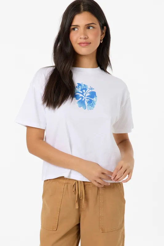 Aloha Hibiscus Hawaii Easy Tee made by O'Neill