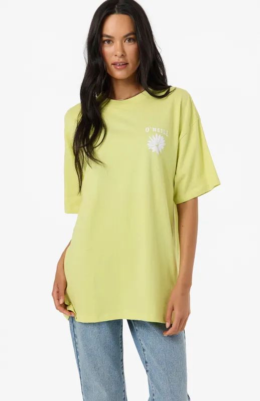 Heritage Daisy Oversized Tee made by O'Neill