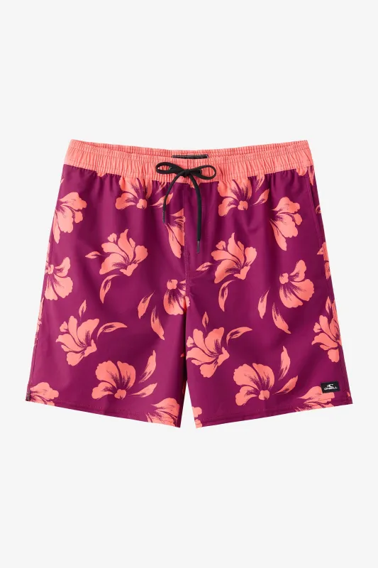 Hermosa Elastic Waist Lined Trunk 17" Swim Trunks made by O'Neill