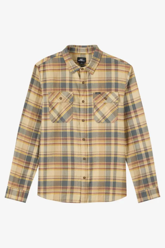 Winslow Flannel Long Sleeve Shirt made by O'Neill