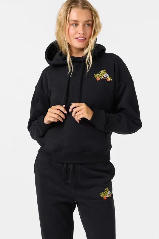 Tropic Floral Relaxed Hoodie made by O'Neill