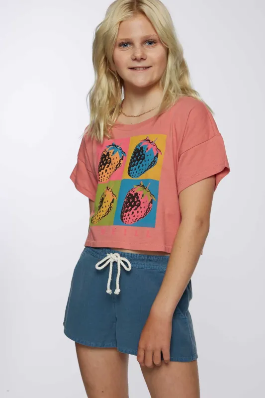 GIRL'S BERRY SUGAR TEE sold by O'Neill