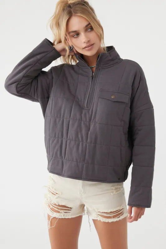 MABLE QUILTED PULLOVER JACKET made by O'Neill