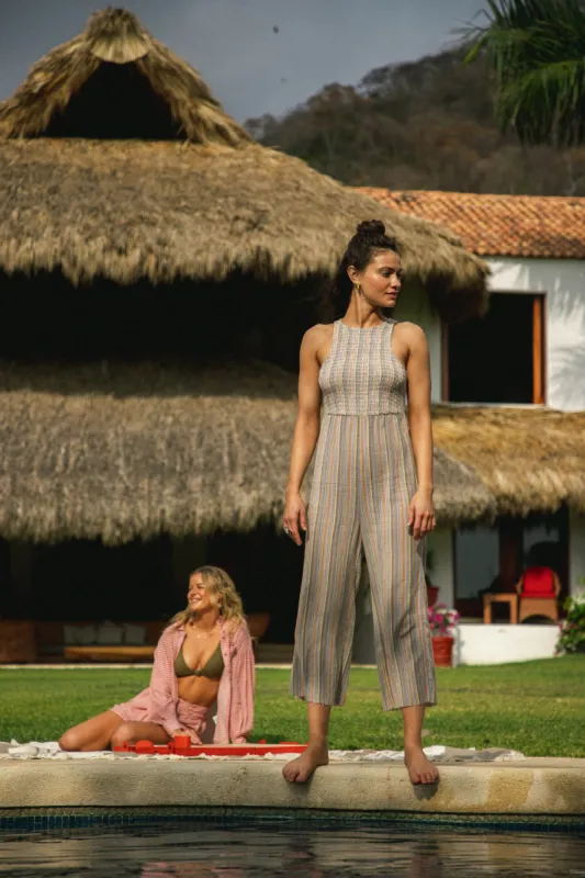 DELLORA STRIPE JUMPSUIT sold by O'Neill