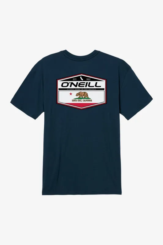 CALI FLAG SANTA CRUZ TEE sold by O'Neill