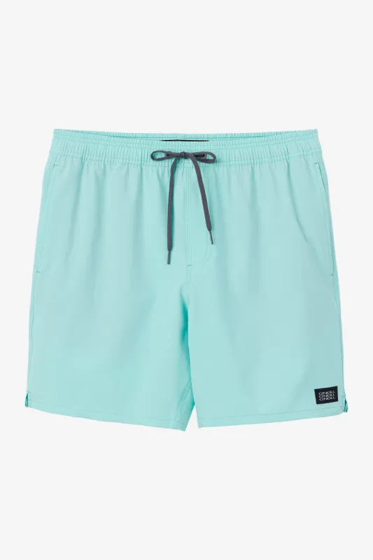 LENNOX HERMOSA SOLID ELASTIC WAIST 17" SWIM TRUNKS sold by O'Neill