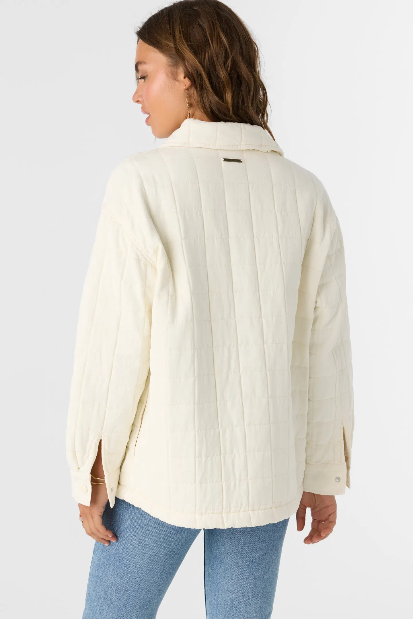 Rya Quilted Oversized Fit Snap Front Jacket sold by O'Neill product image thumbnail 4