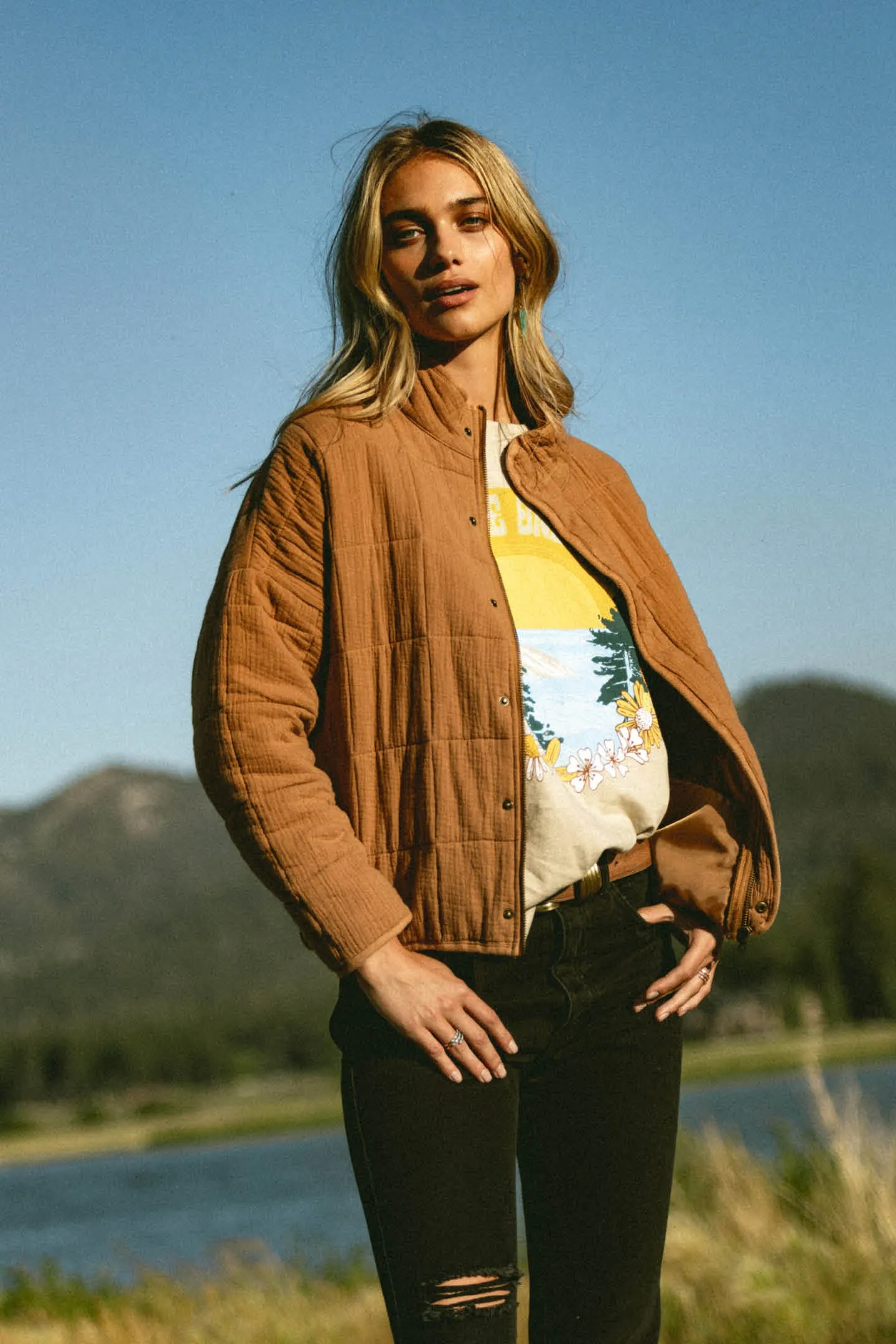 MABELINE QUILTED JACKET sold by O'Neill product image thumbnail 2