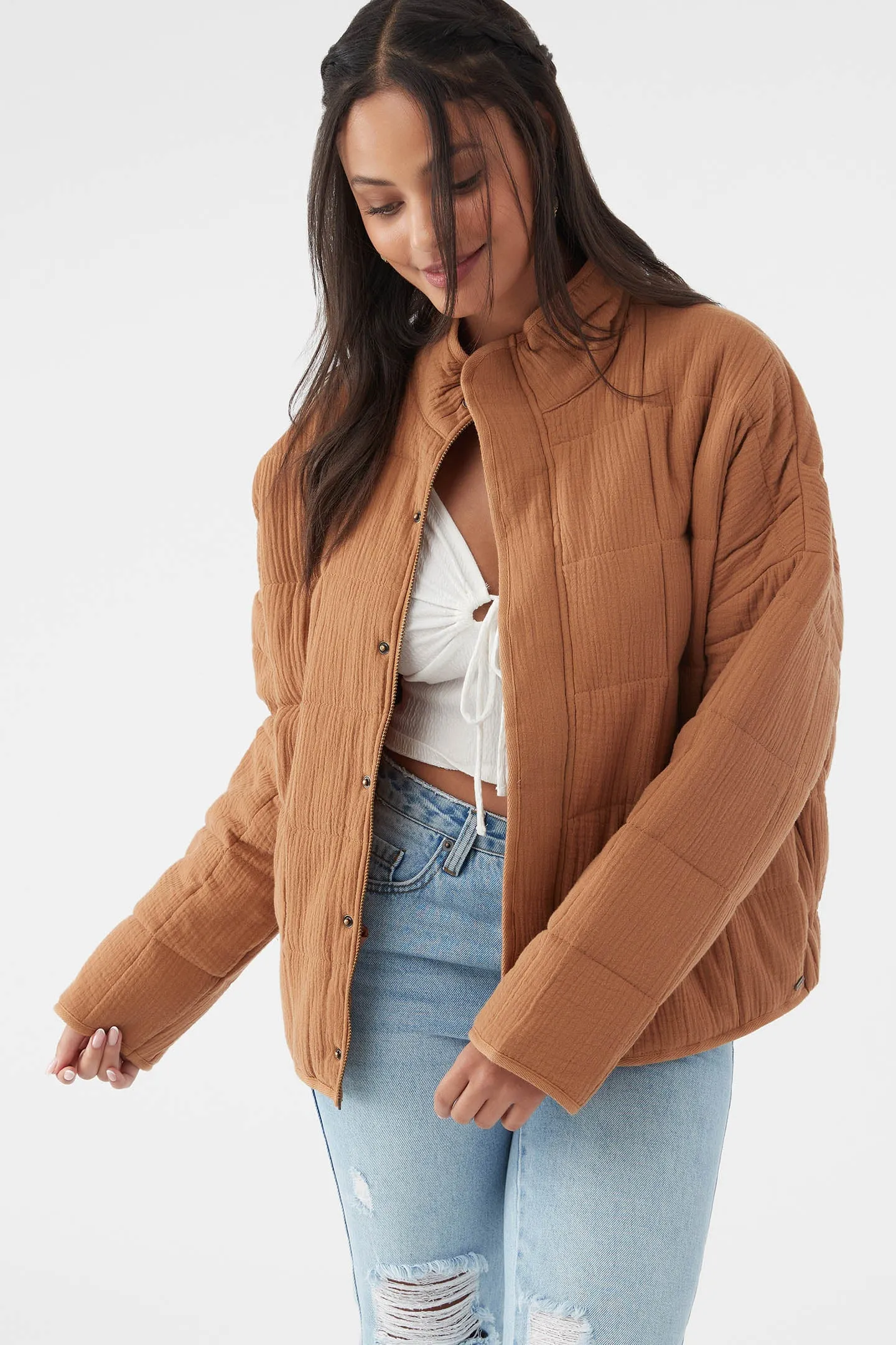 MABELINE QUILTED JACKET sold by O'Neill