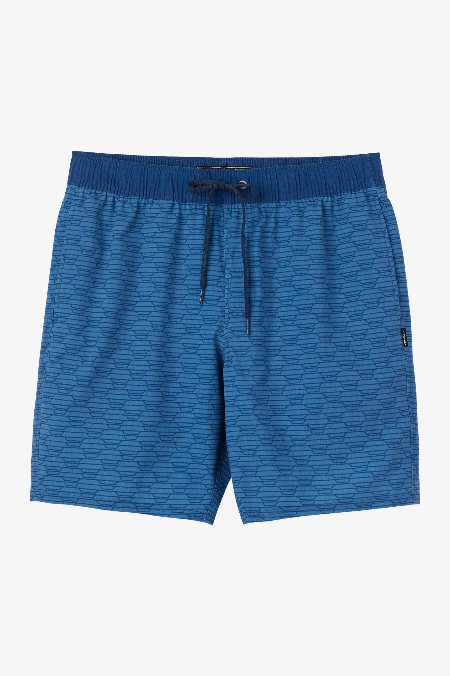 STOCKTON PRINT ELASTIC WAIST 18" HYBRID SHORTS sold by O'Neill